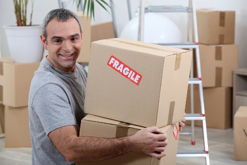 Removal team helping with a home move in Archway