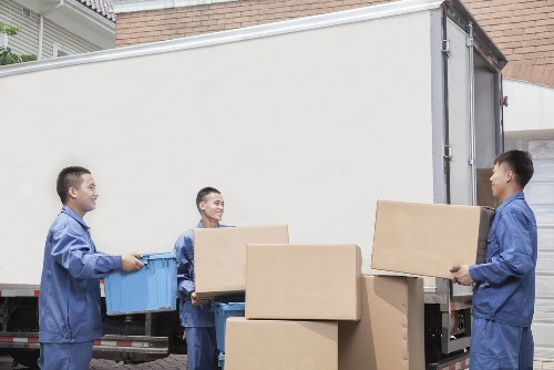 Commercial moving team planning an office relocation in Archway