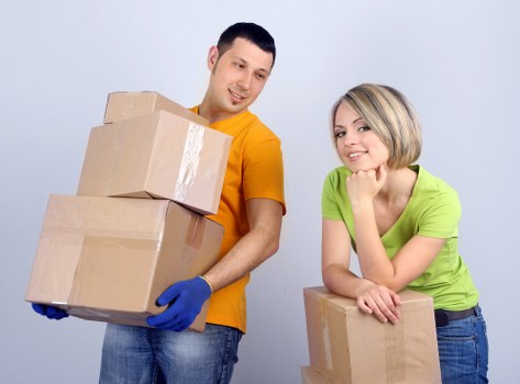 Packing and loading items into a van in Archway